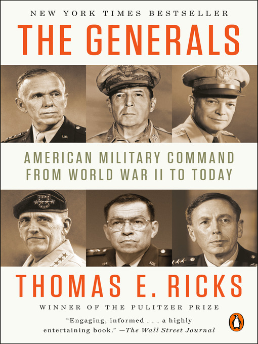 Title details for The Generals by Thomas E. Ricks - Wait list